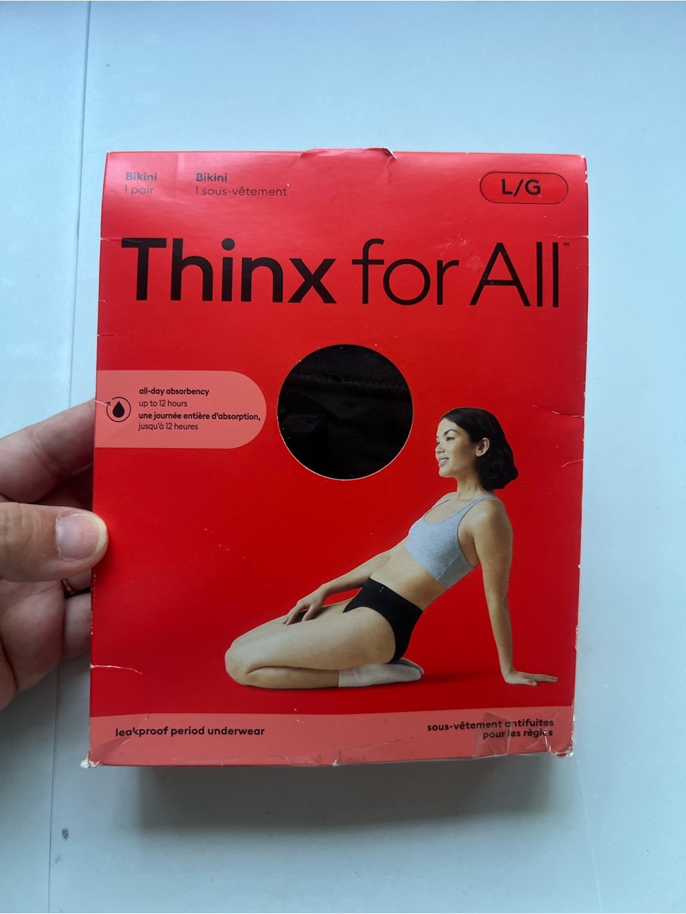 Thinx for All Women's Bikini Period Underwear - Black